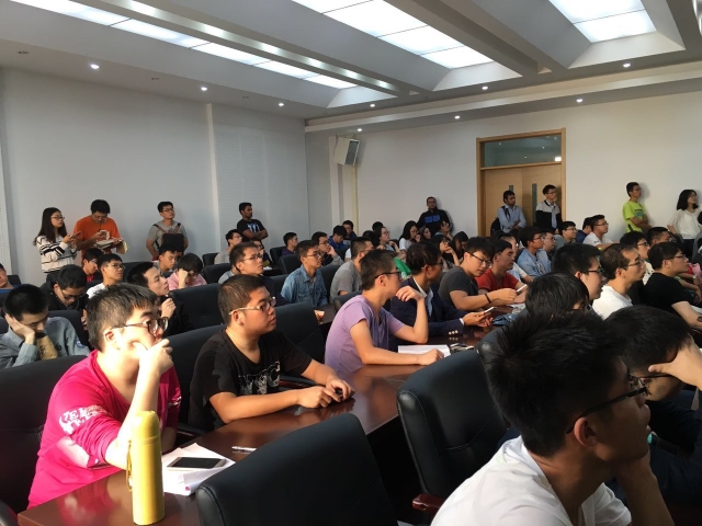 During the Presentation in Student Activity Center 327 During the Presentation in Student Activity Center 327